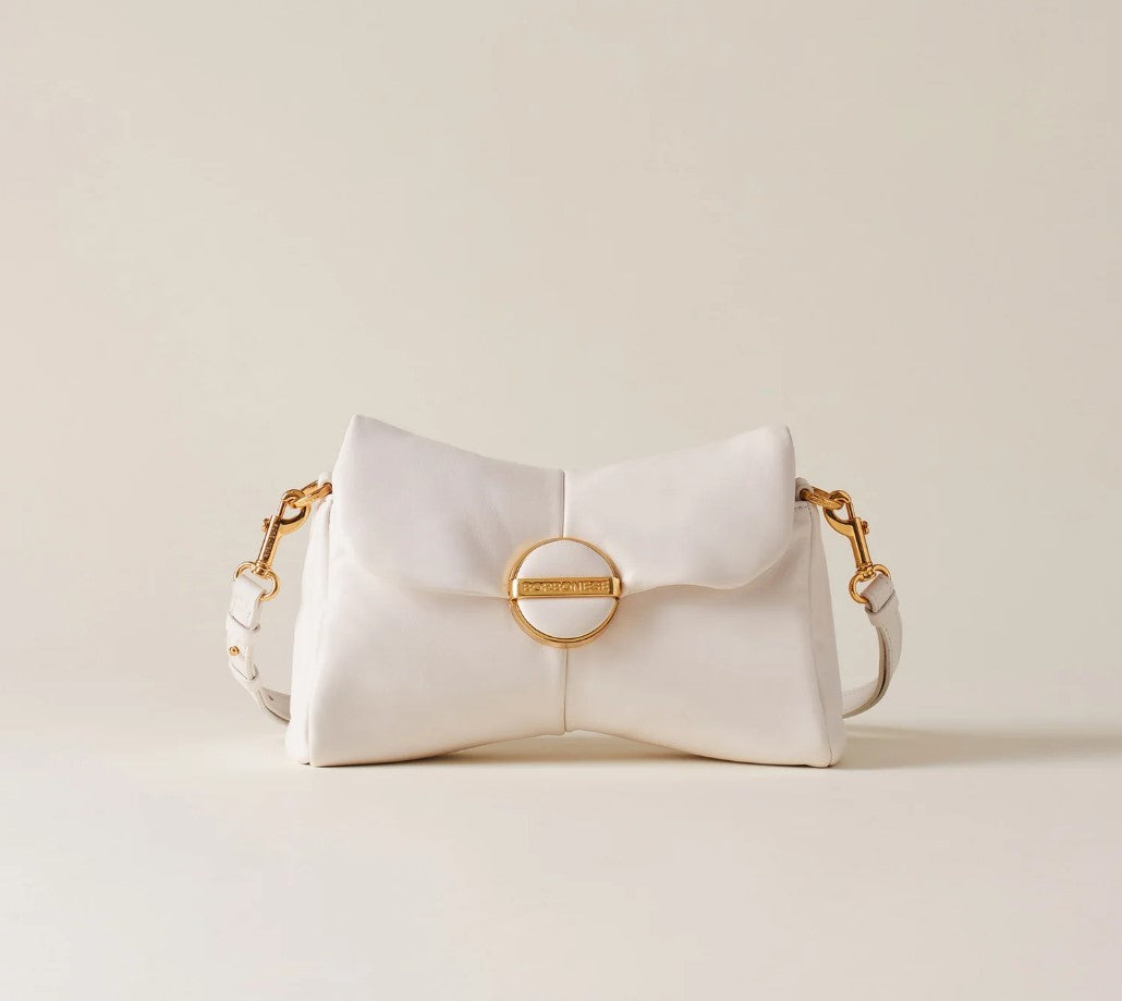 Borbonese BORSA A TRACOLLA Donna 91010018 AL6 bianco (050 BIANCO) SMALL