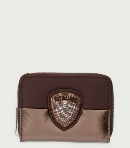 BLAUER PORTAFOGLIO ZIP AROUND Donna F6PALM03/PAD